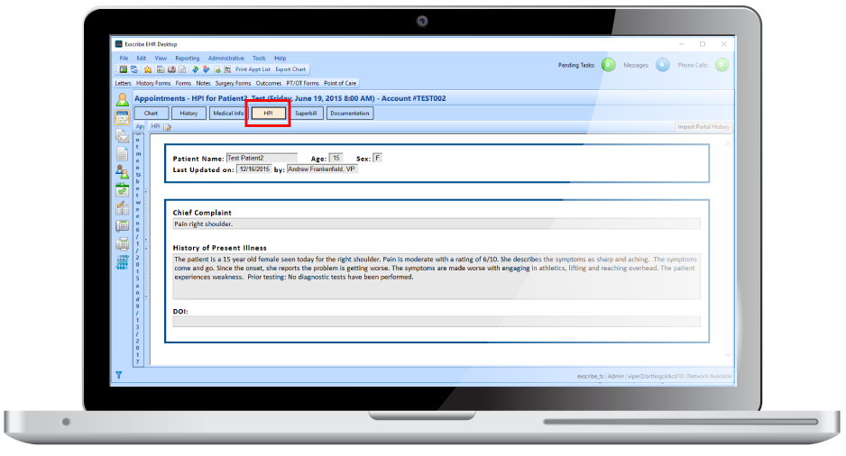 Benefits of a SpecialtySpecific EHR Orthopaedic EHR Exscribe