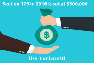It's not too late to take advantage of the Section 179 tax deduction