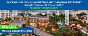 Exscribe User Group Registration Now Open