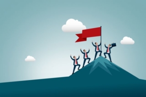 salesmen achieving growth