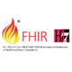 flame and FHIR and HL7 organization trademarked logos