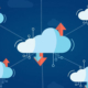 cloud information networks with interconnected lines between them