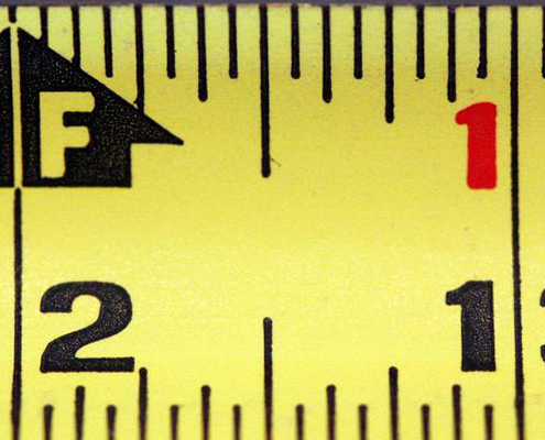 ruler describing measurement in feet
